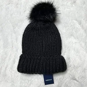 Hat Attack Bryce Beanie Hat With Removable Pom In Black New Hat Attack Bryce Beanie Hat With Removable Pom In Black New  main image 4